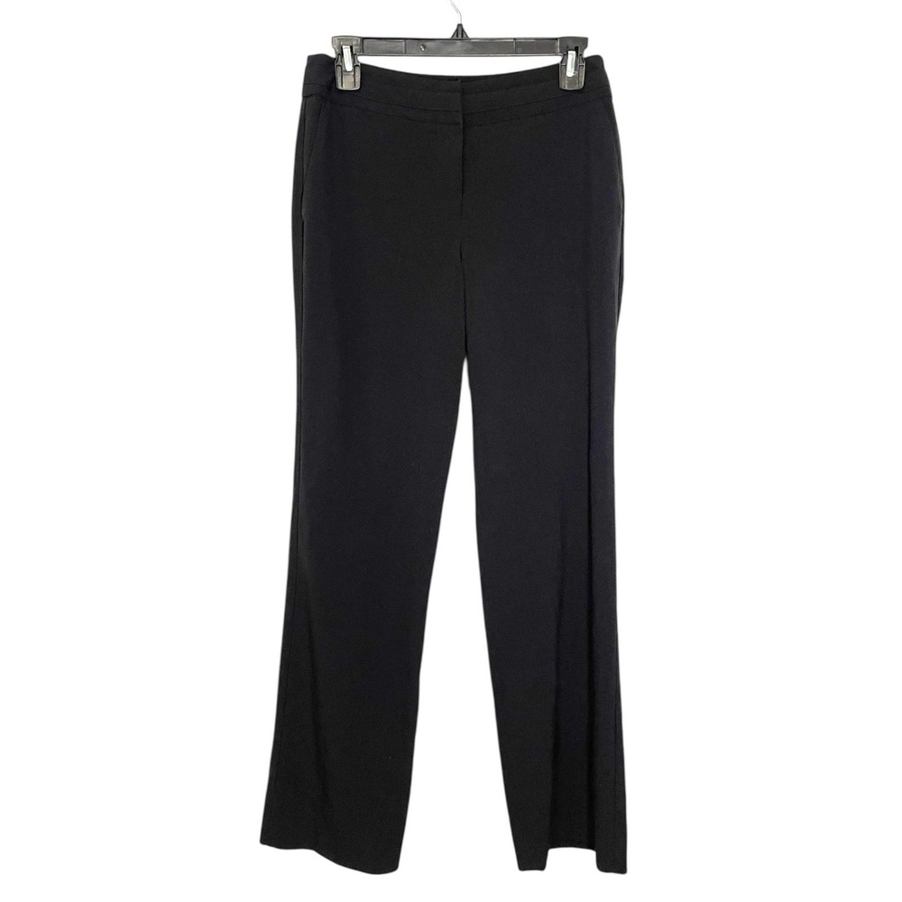 Sharagano 4 Black Dress Pants Straight Leg Stretch Professional Officecore 28x31